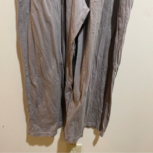 Calder Blake Small Lili Jumpsuit Anthracite Smocked Wide Leg Relaxed Fit Comfy - Picture 10 of 13